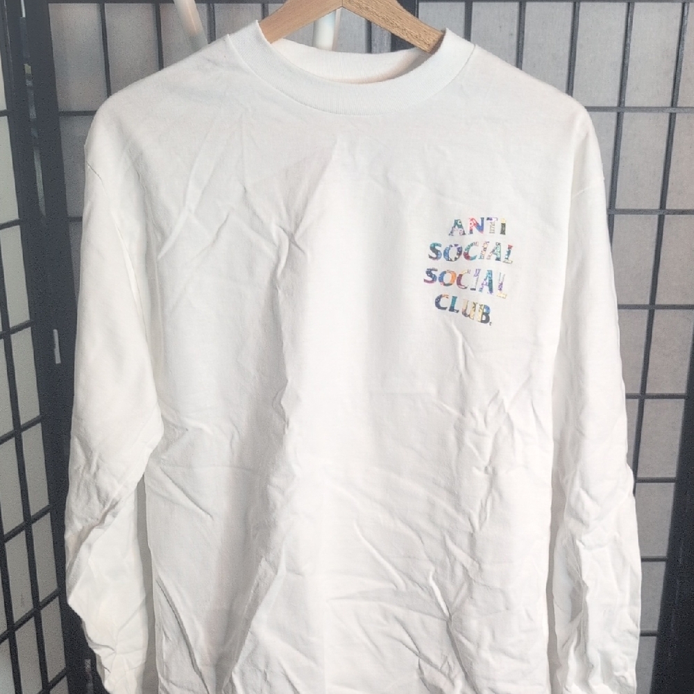 ASSC Anti Social Social Club Picking Up The Pieces White Long Sleeve Tee